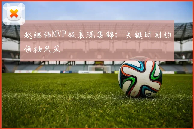 赵继伟MVP级表现集锦：关键时刻的领袖风采